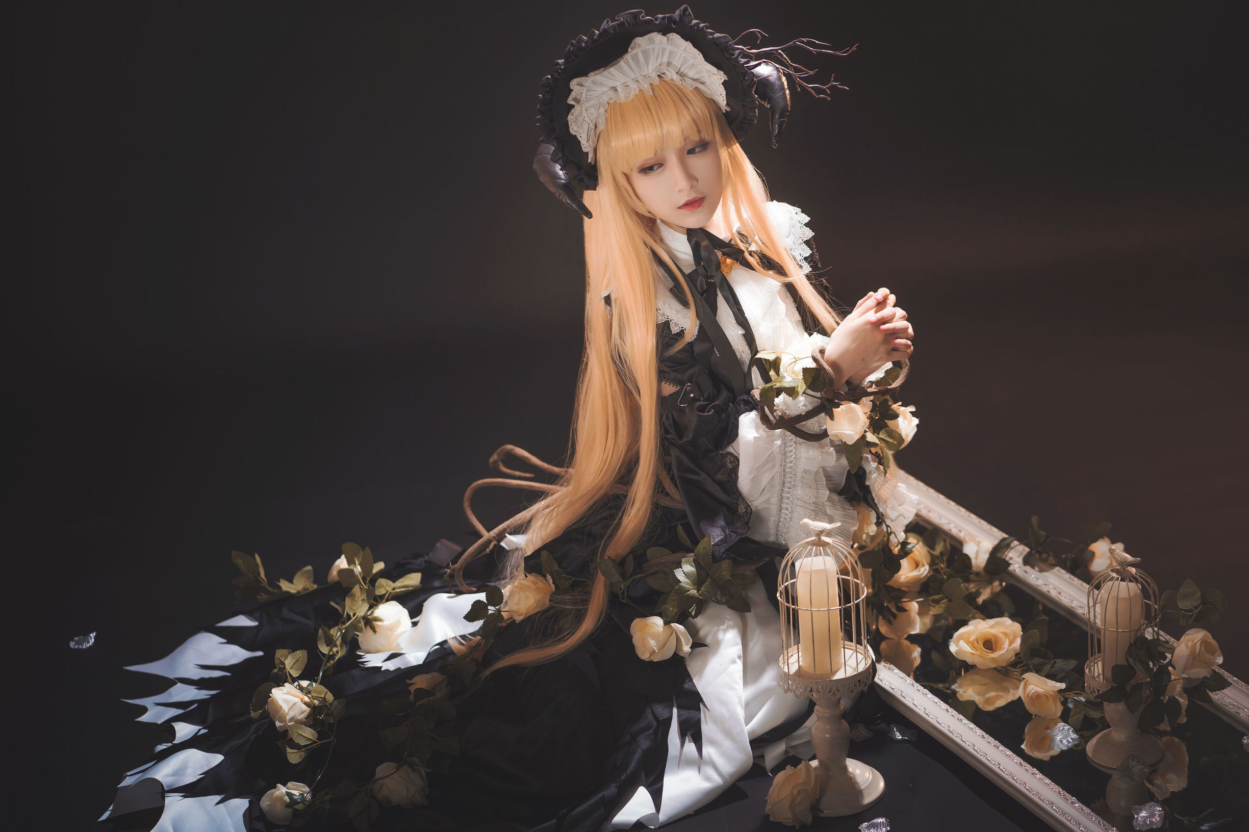 [Cosplay写真]动漫博主铁板烧鬼舞w夜莺插图6